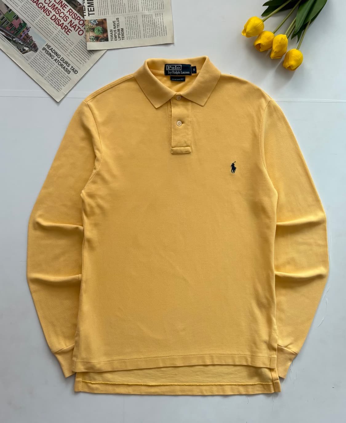 Polo 폴로랄프로렌 노란색 PK 카라티  상품이미지2