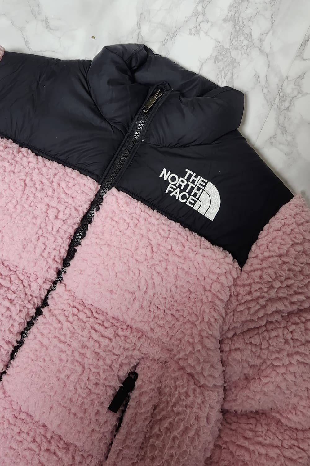 아동 140 노스페이스 딸기우유 눕시 패딩 자켓 상품이미지2