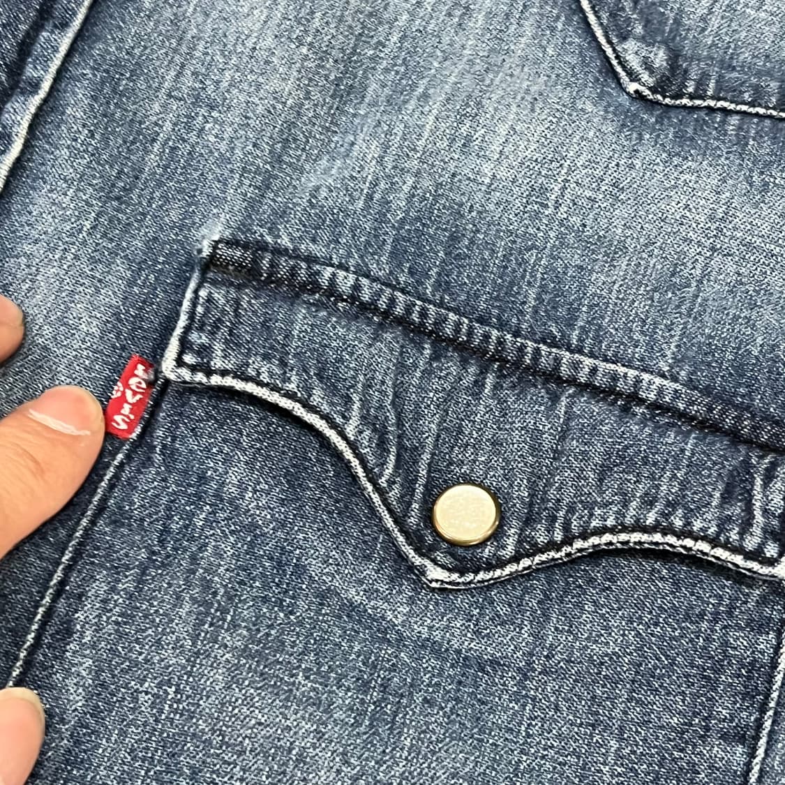  리바이스 웨스턴 데님 셔츠 y15939 상품이미지4