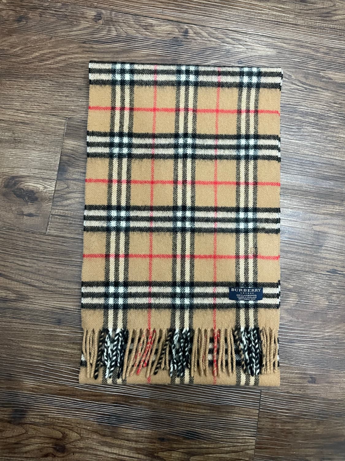버버리 램스울 노바체크 머플러 목도리 베이지 상품이미지1
