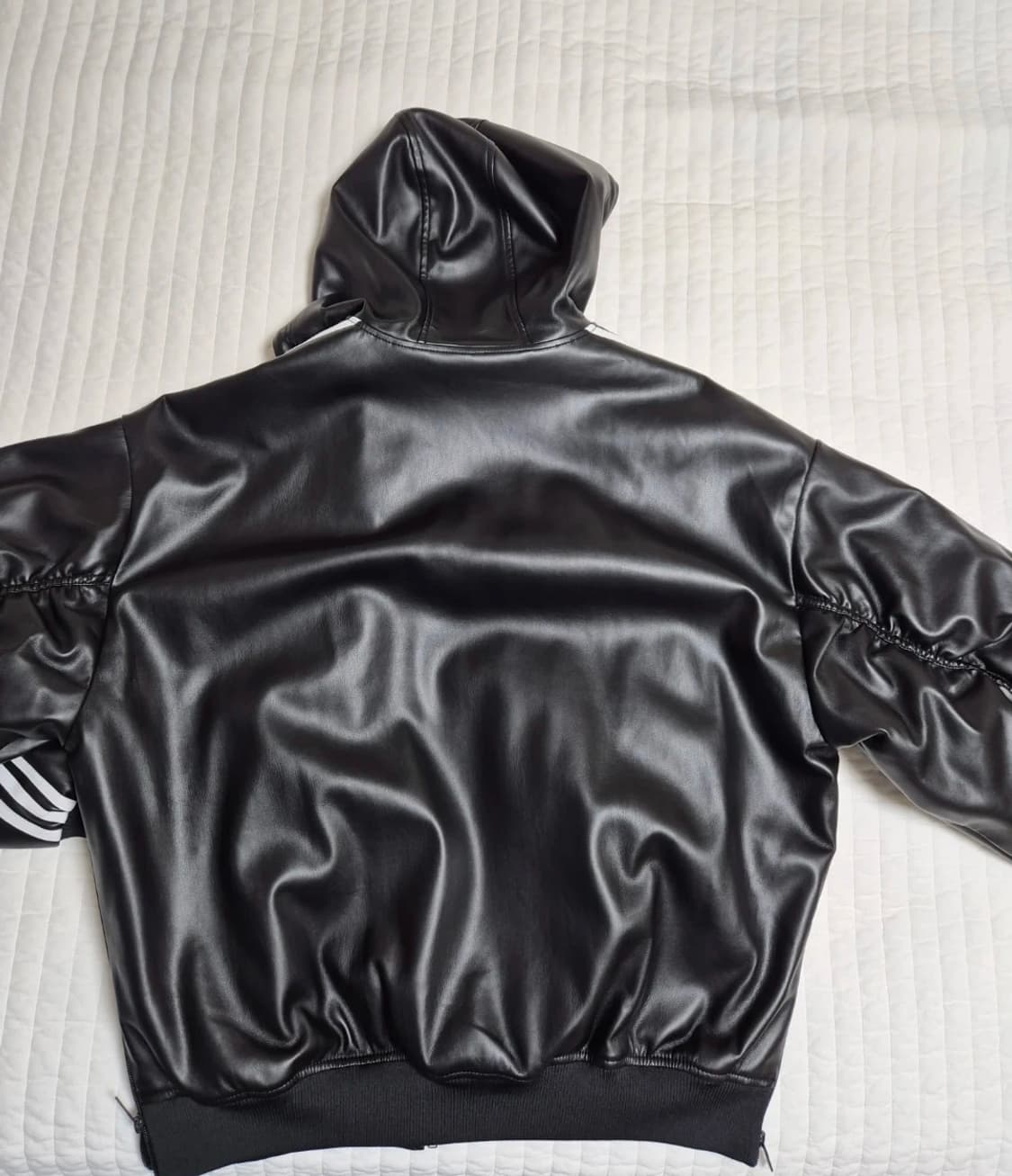 아디다스 아디레니움 레더 자켓 블랙 M 사이즈 상품이미지3