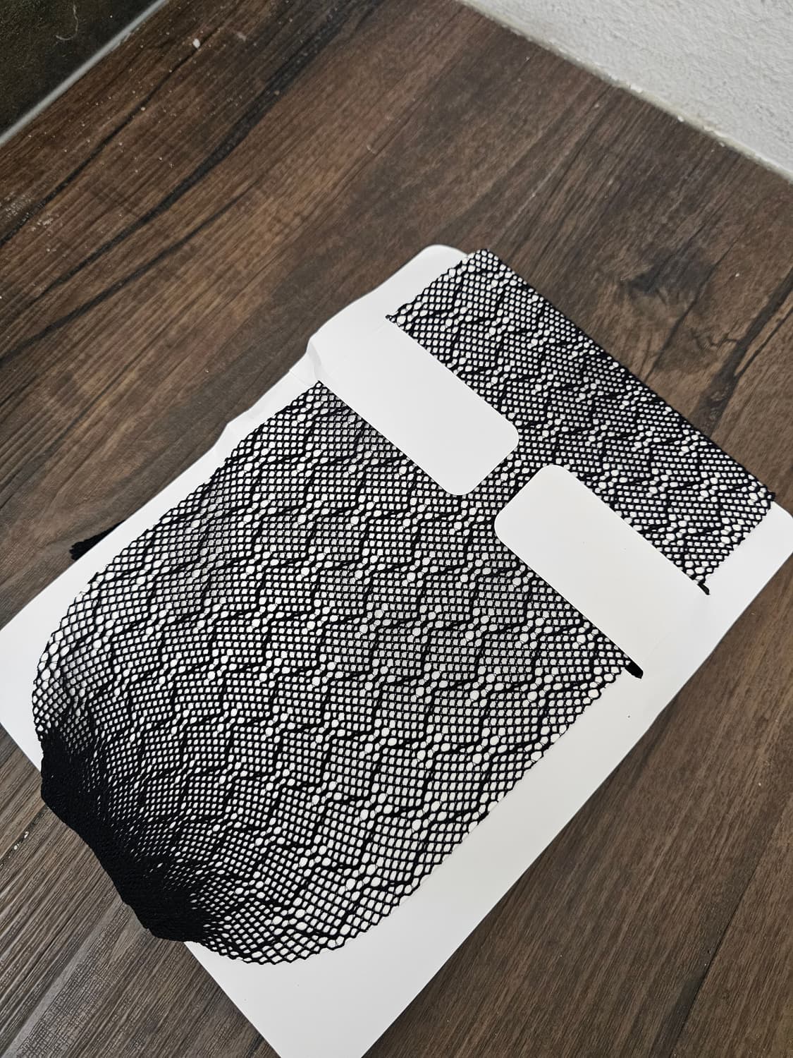 USA Fing Motesto 블랙 패턴 망사스타킹 상품이미지1