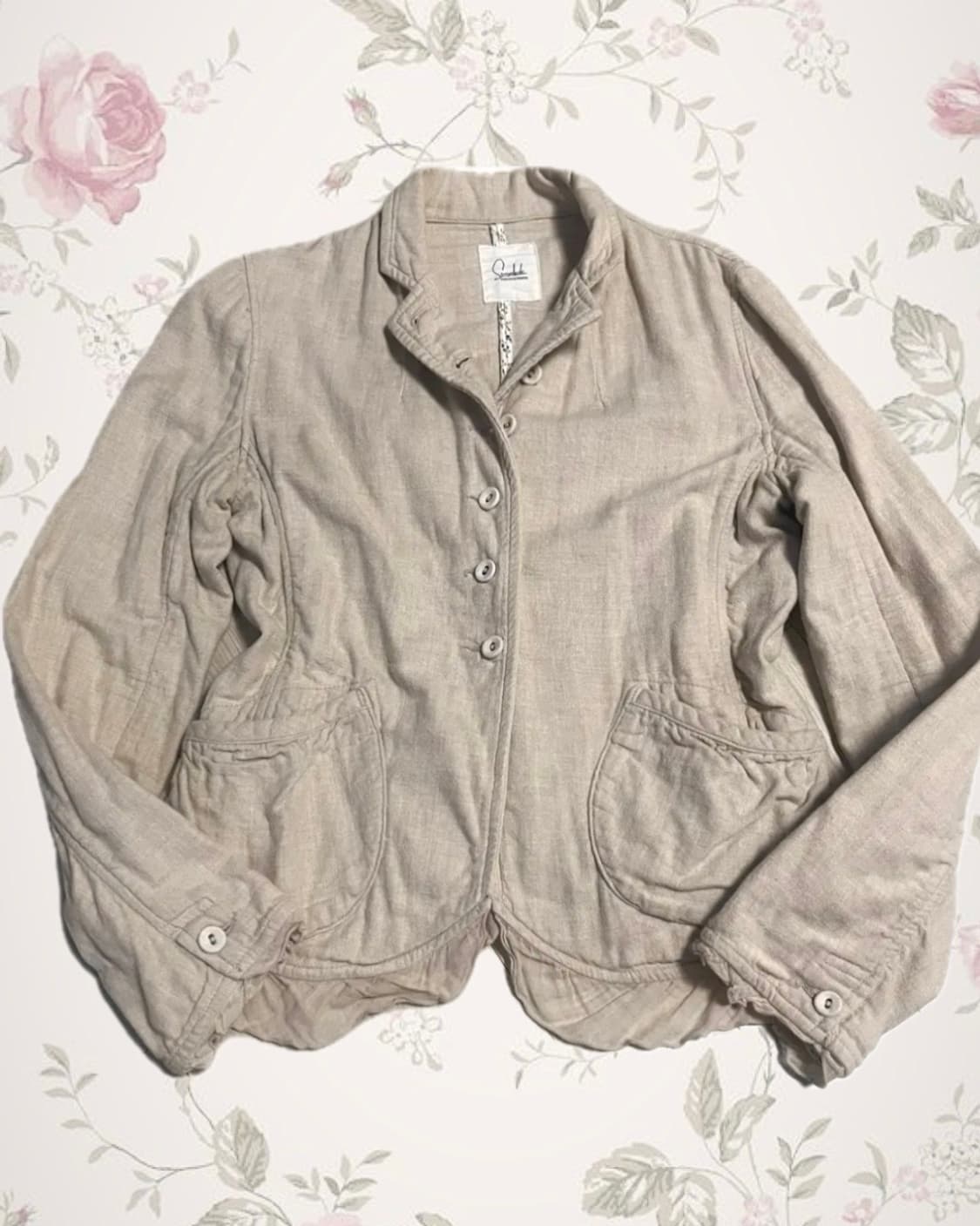 빈티지 모리 레이스 잔꽃 자켓 상품이미지1