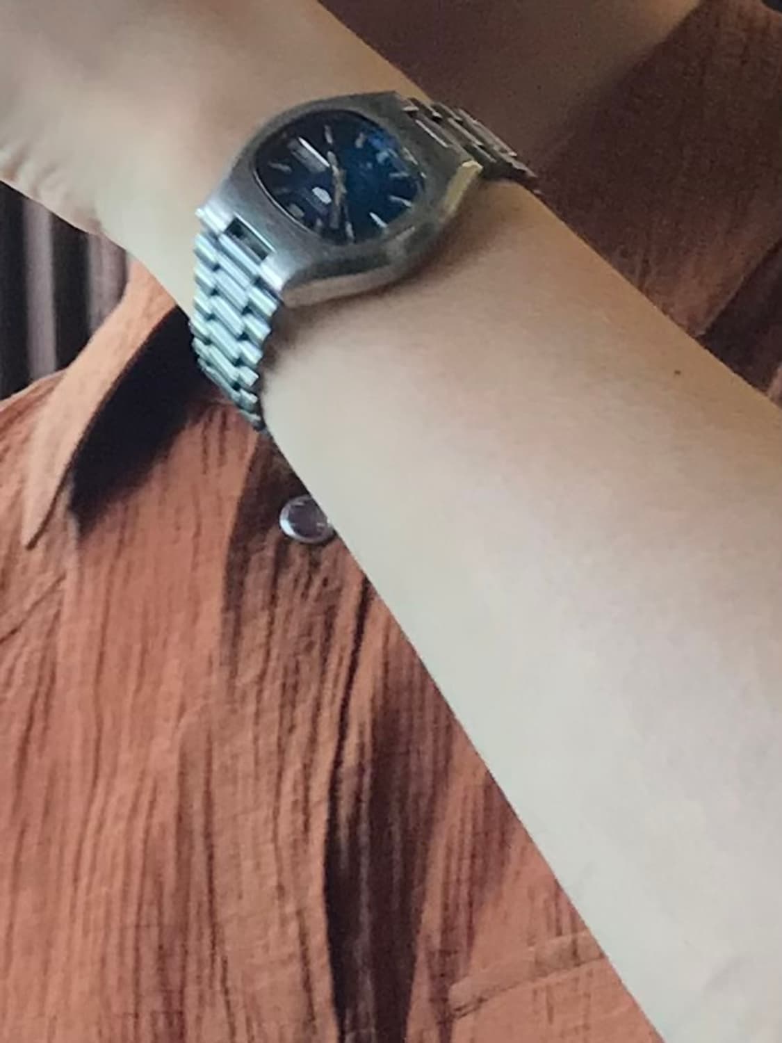 Seiko 세이코 빈티지 오토매틱 시계 청판/os 상품이미지6
