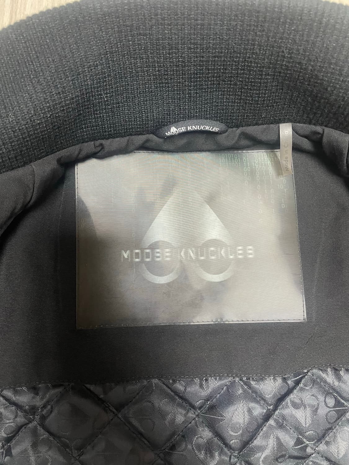 봄점퍼 무스너클 바텔 봄버 자켓 블랙 S 상품이미지5