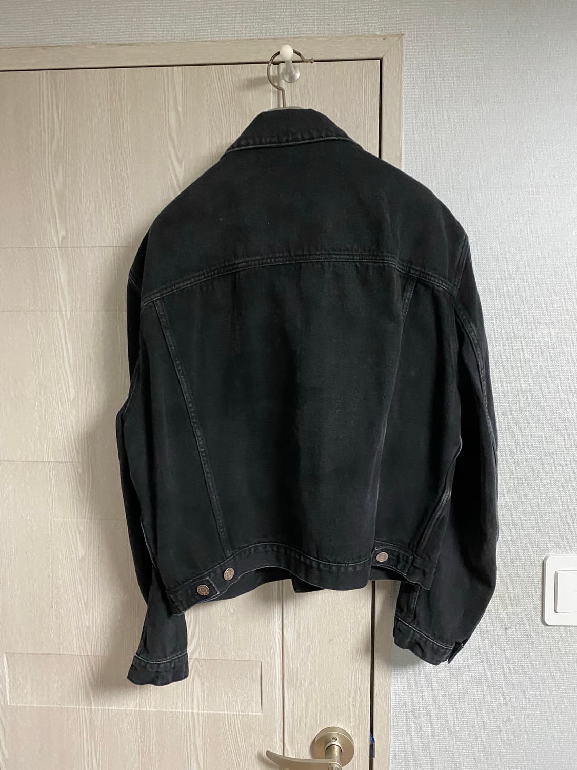 렉토 빈센트 데님 트러커 블랙 m 팝니다 상품이미지3