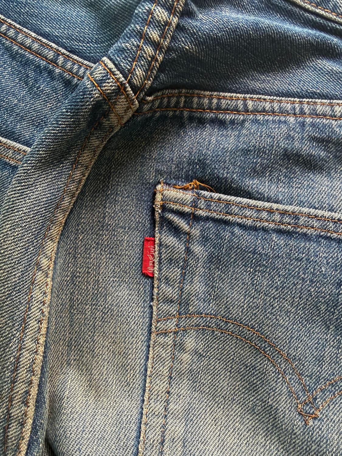 70s 리바이스 501 66전기 데님 팬츠  상품이미지6