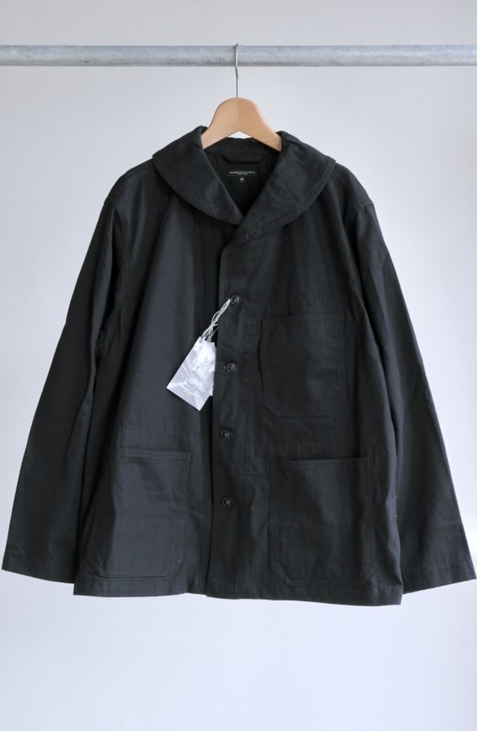 엔지니어드가먼츠 숄카라 유틸리티 자켓 블랙 S 상품이미지1