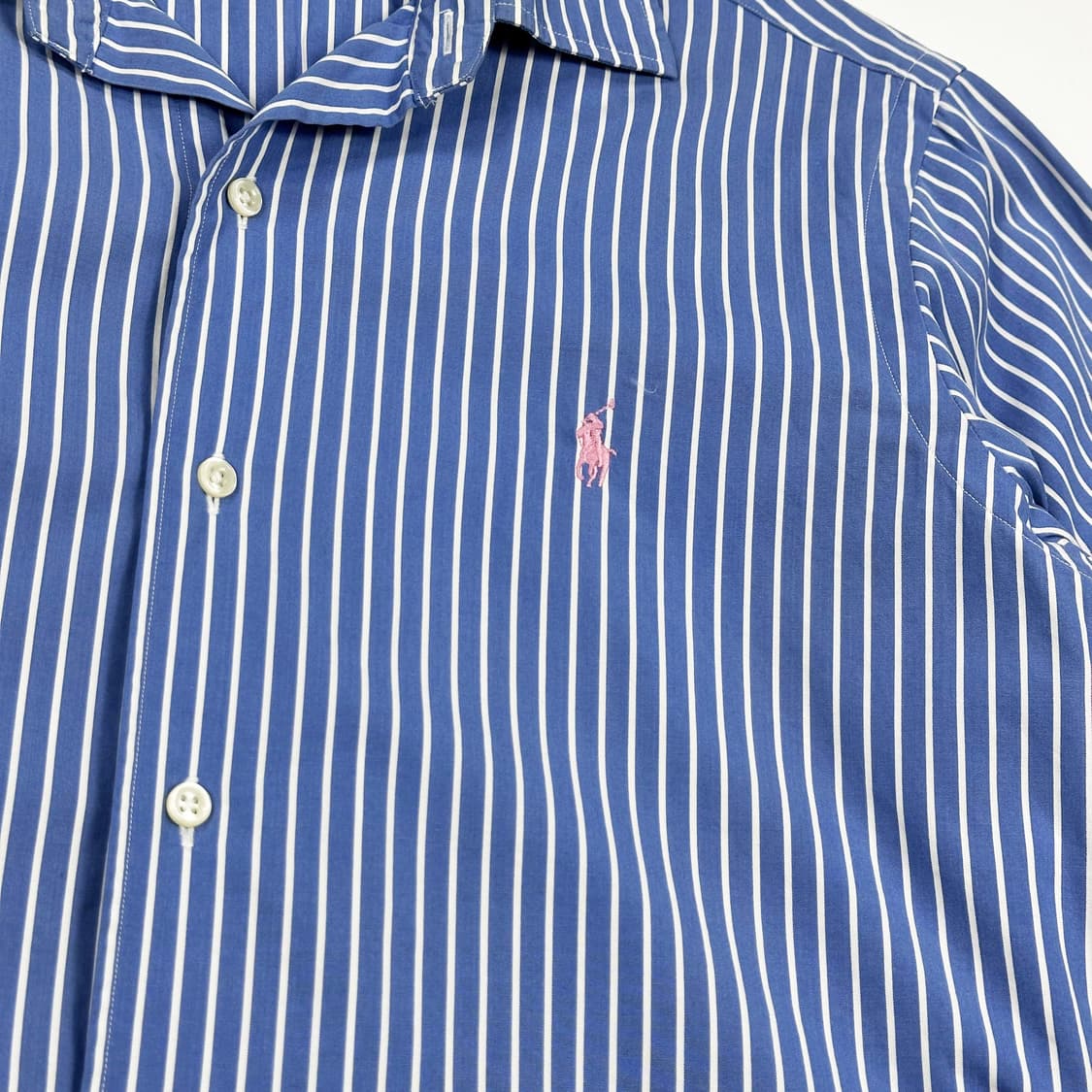 폴로 랄프로렌 클래식핏 스트라이프 셔츠 S 상품이미지3
