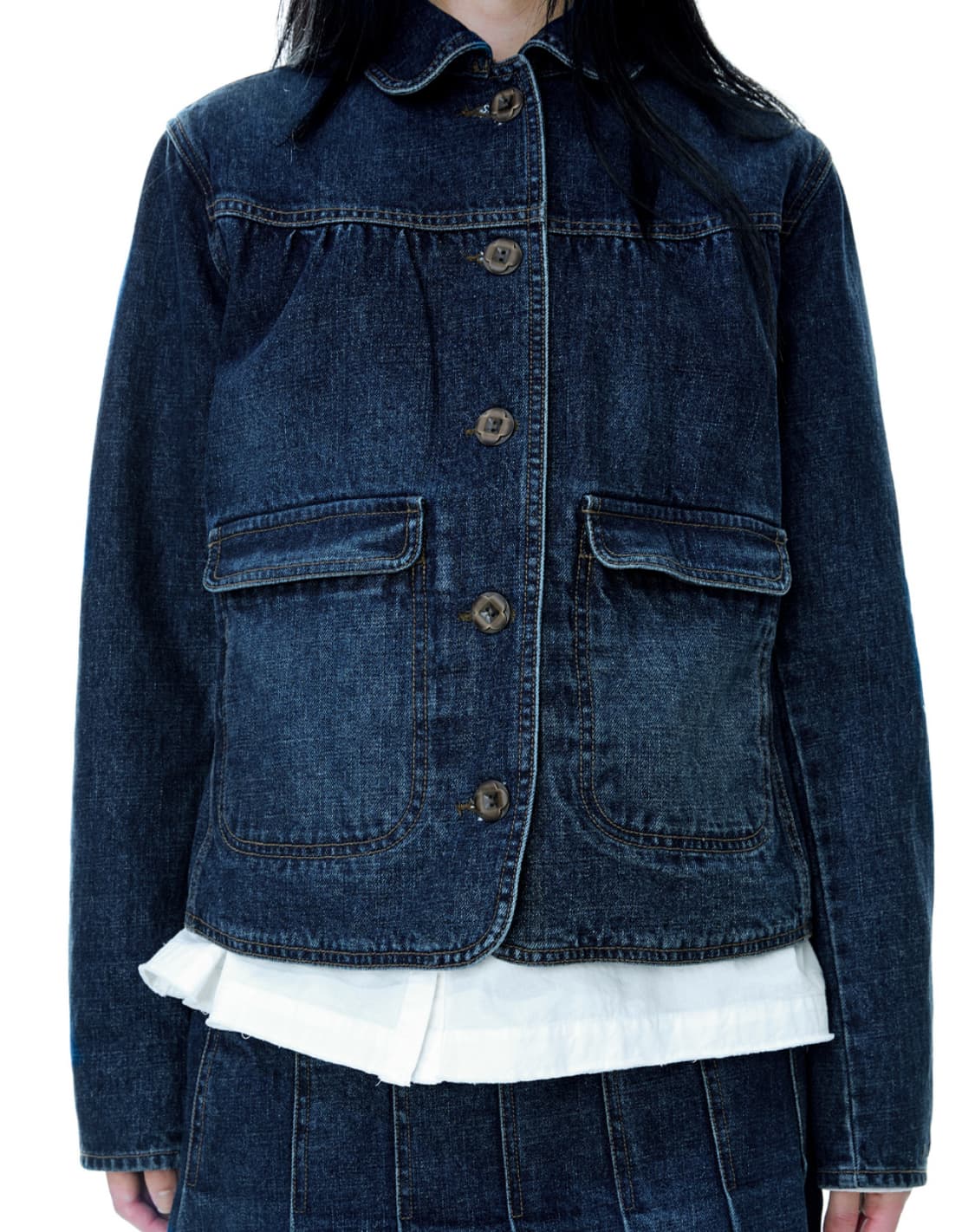 구해요!!) 코이세이오 청 셋업 청자켓 청치마 2사이즈 상품이미지1