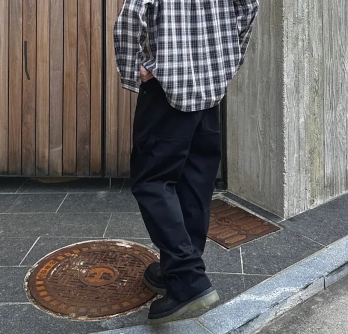 디키즈 더블니 카펜터 워크팬츠 블랙 상품이미지8