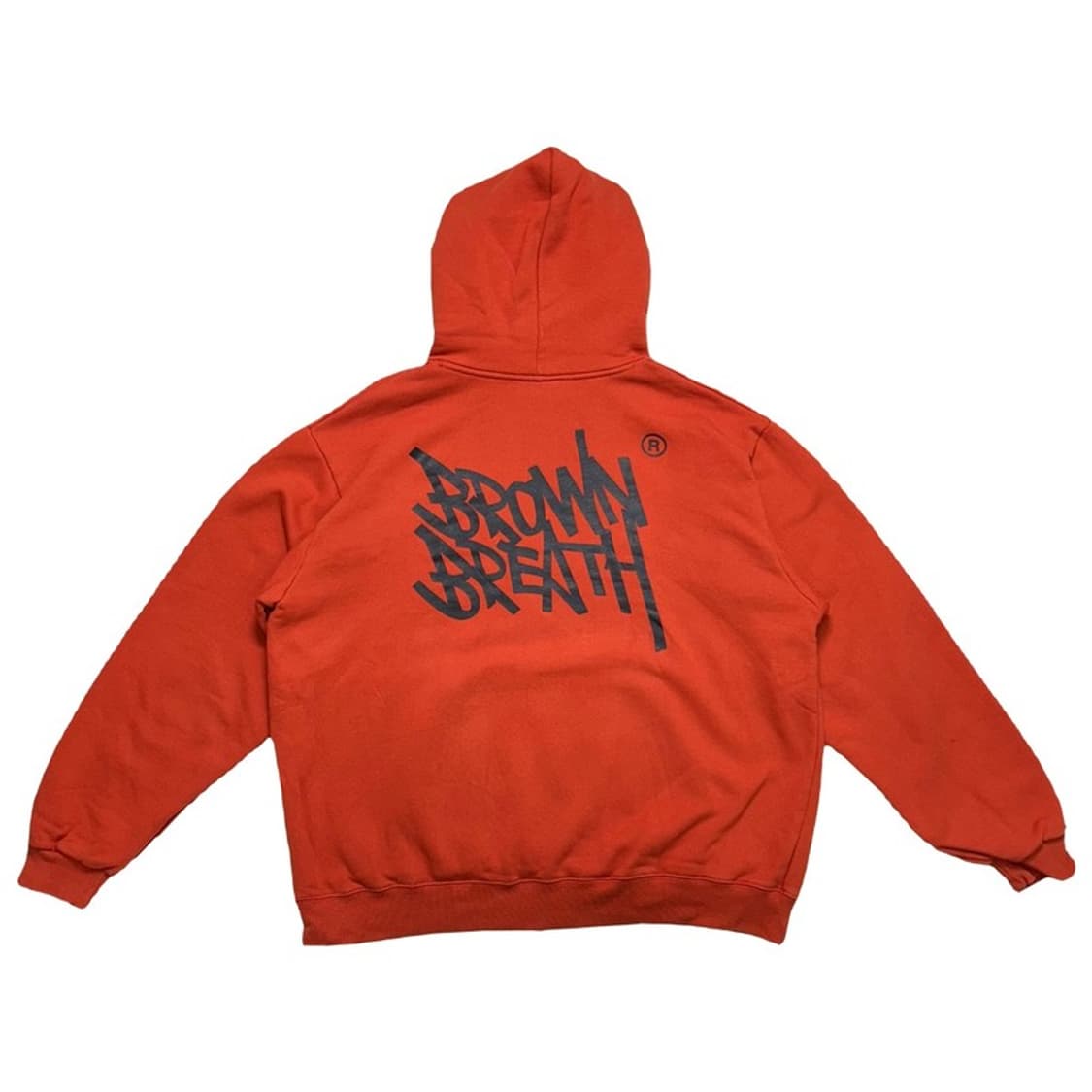 BROWNBREATH 후드티 레드 오렌지 L 상품이미지7
