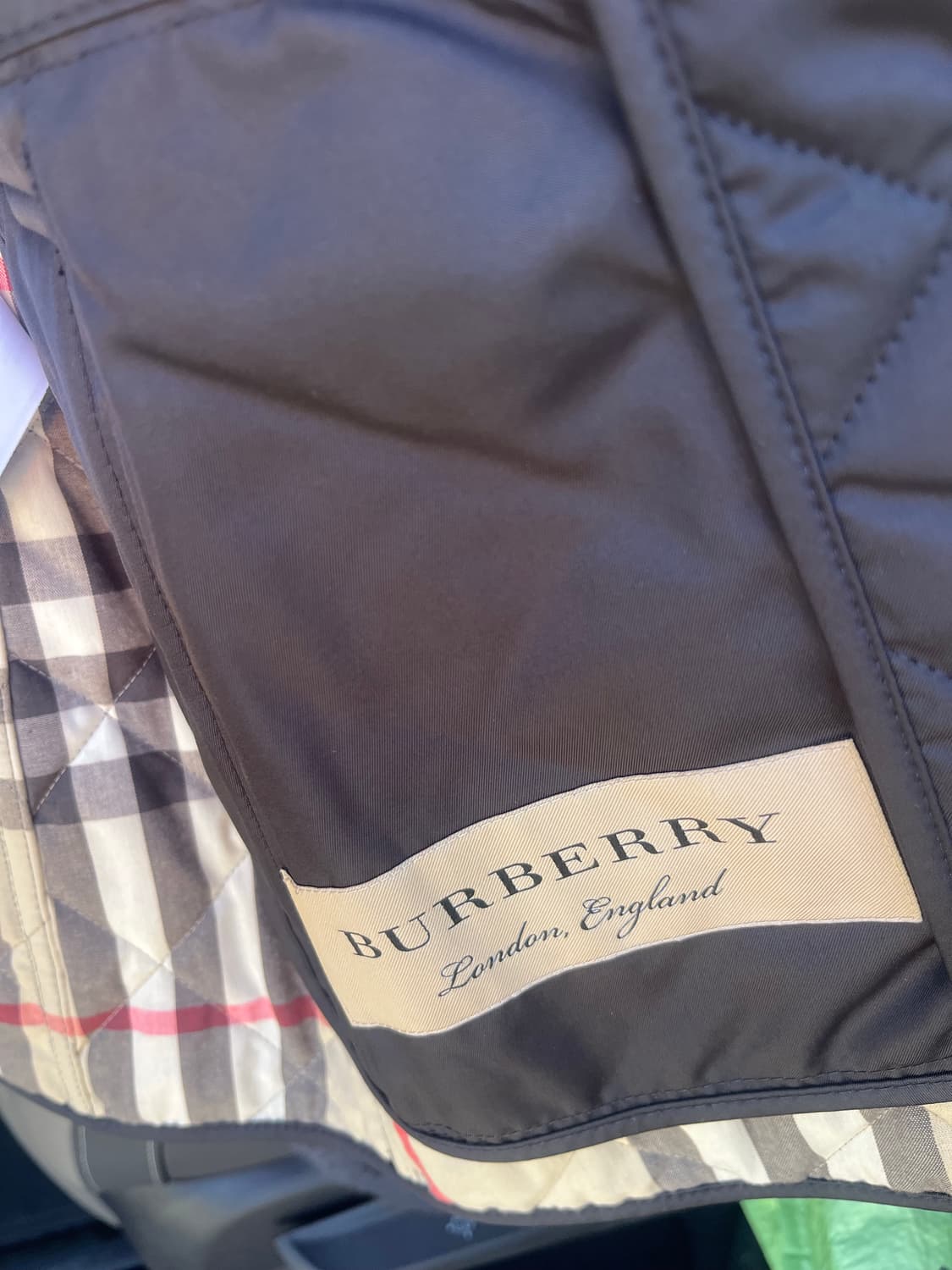 버버리 여성 퀼팅 자켓 M 상품이미지2