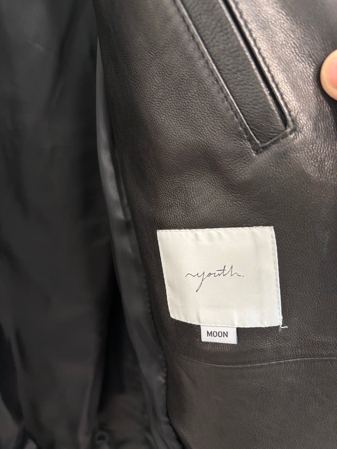 유스(youth) 카라리스 레더 자켓 상품이미지5