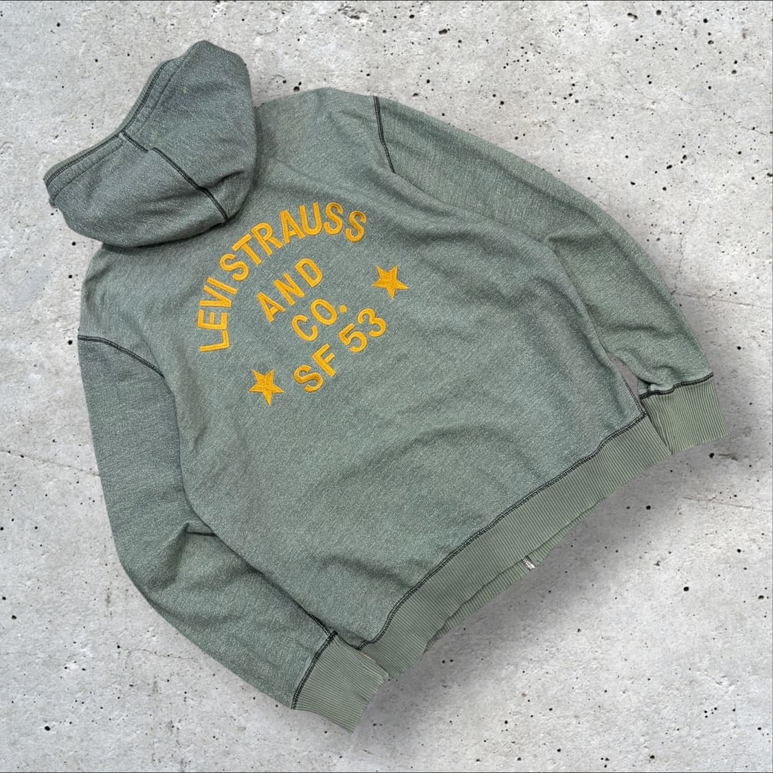 [L] 리바이스 빈티지 스타 SF53 후드집업 그린 B660 상품이미지1