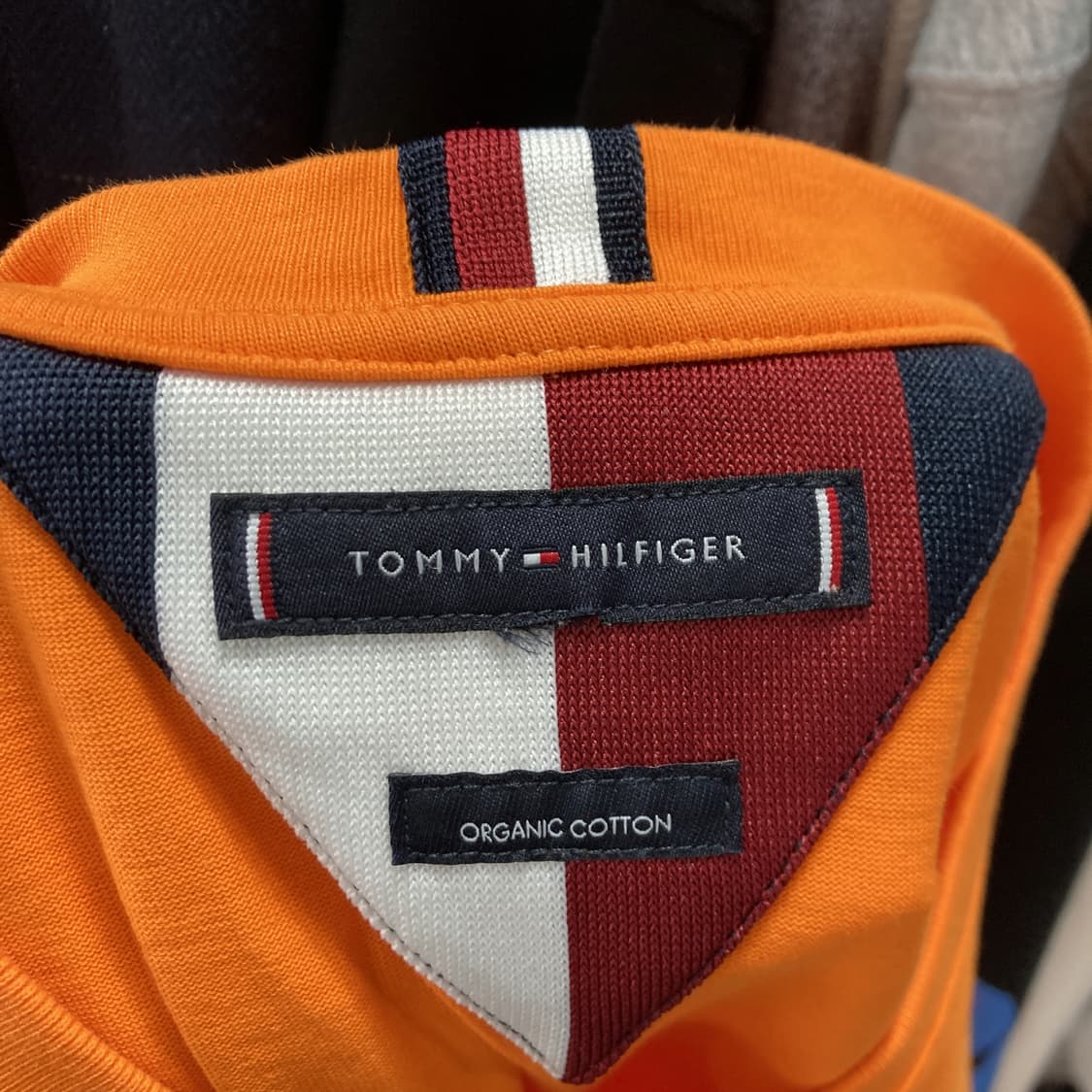 타미힐피거 남성반팔티 주황 M 상품이미지4