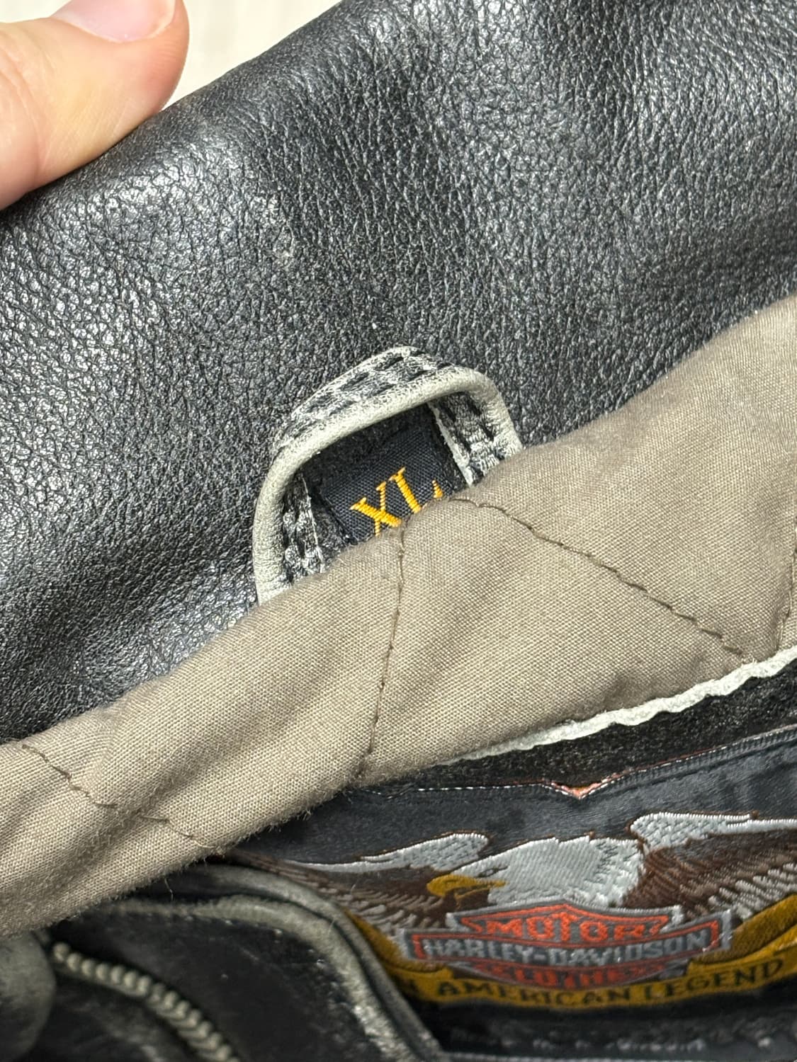 90s 할리 데이비슨 레더 자켓 상품이미지7