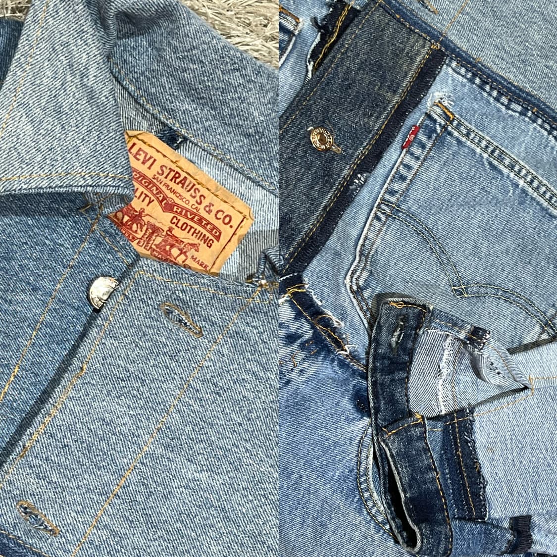 리바이스 청바지 커스텀 자켓  상품이미지4