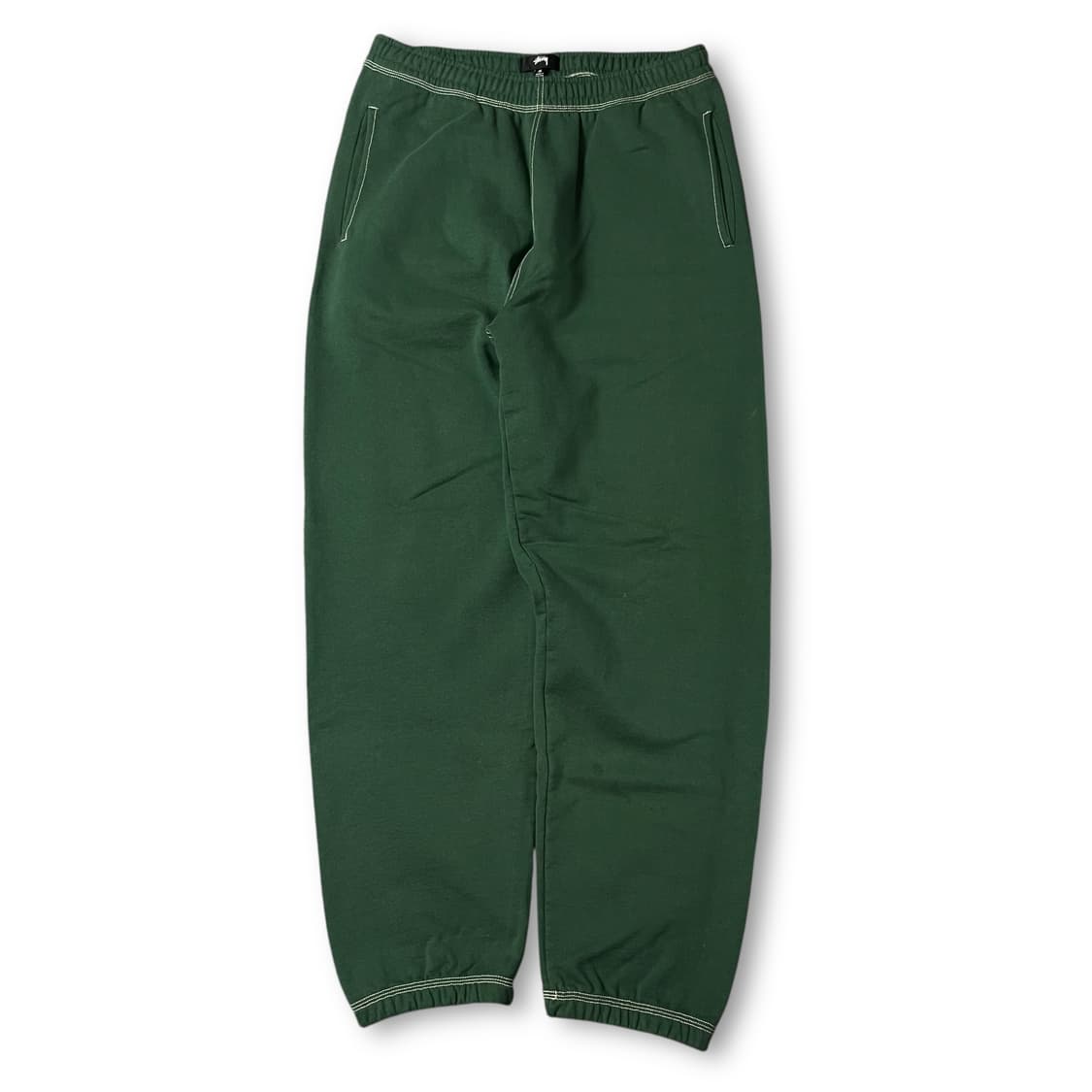(밴딩) 스투시 그린 스티치 트레이닝 팬츠 M 상품이미지1