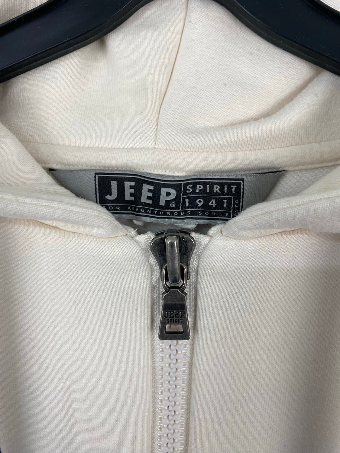 지프 Jeep 후드집업 아이보리 L 상품이미지3