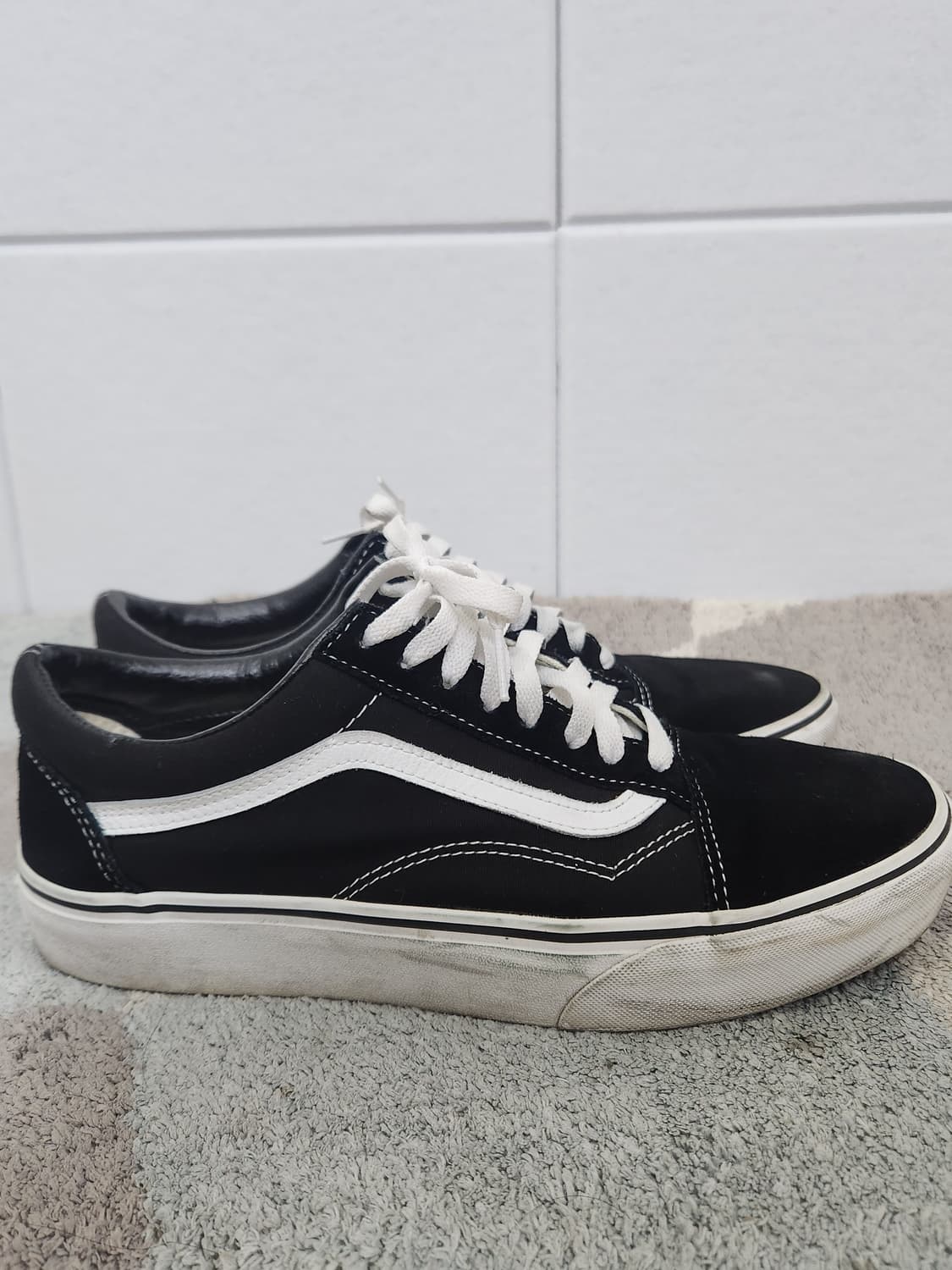 반스 올드스쿨 플랫폼 블랙 화이트 상품이미지2