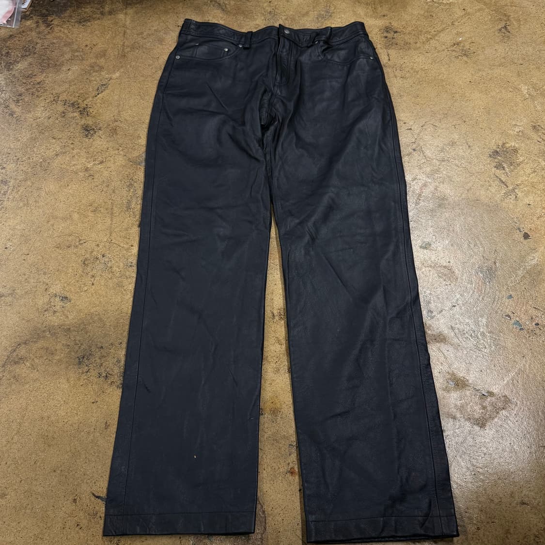[정품] 리얼레더 소가죽 팬츠 b10 상품이미지2