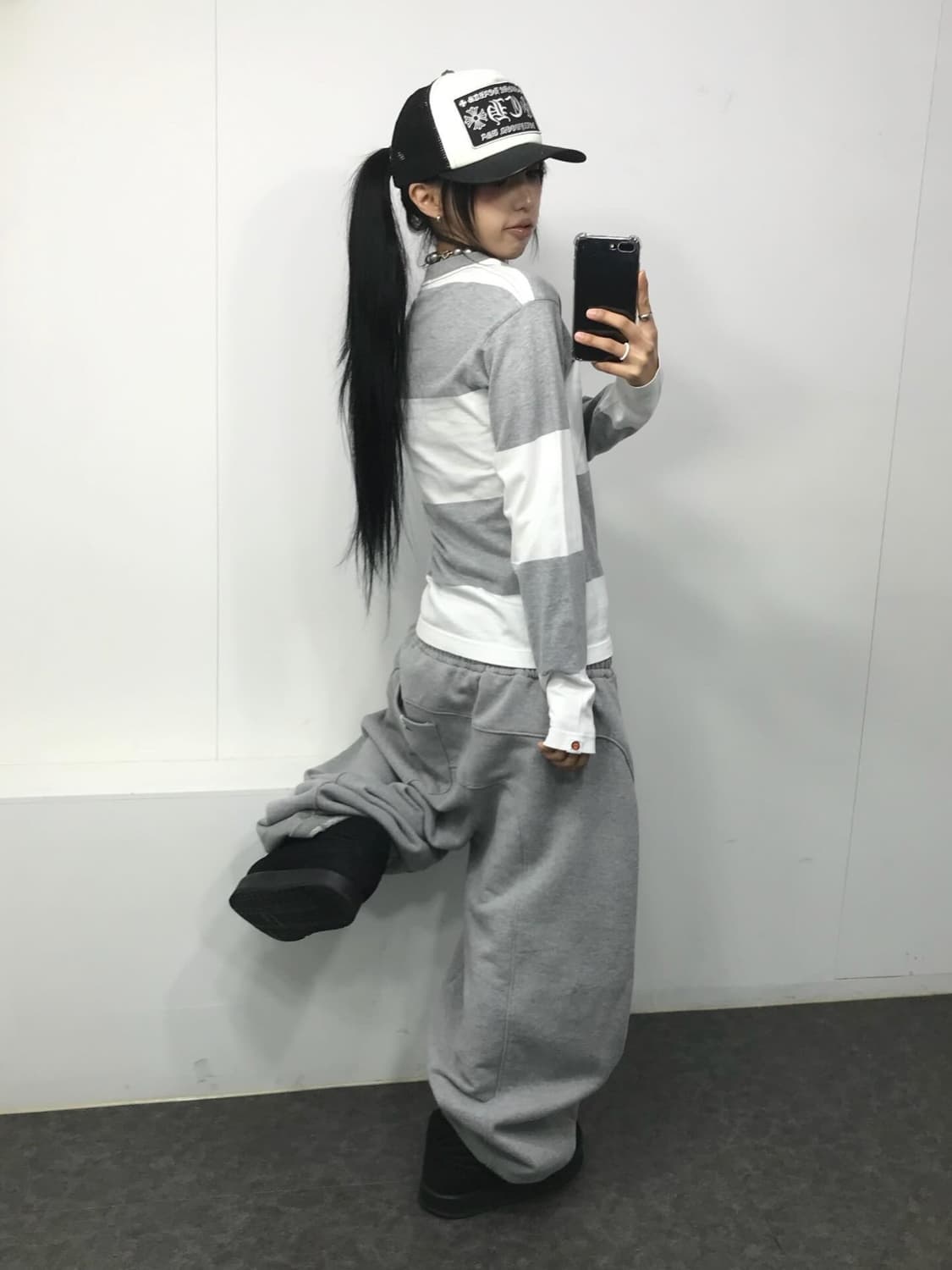 Baby Milo Grey Stripe L/S 상품이미지7