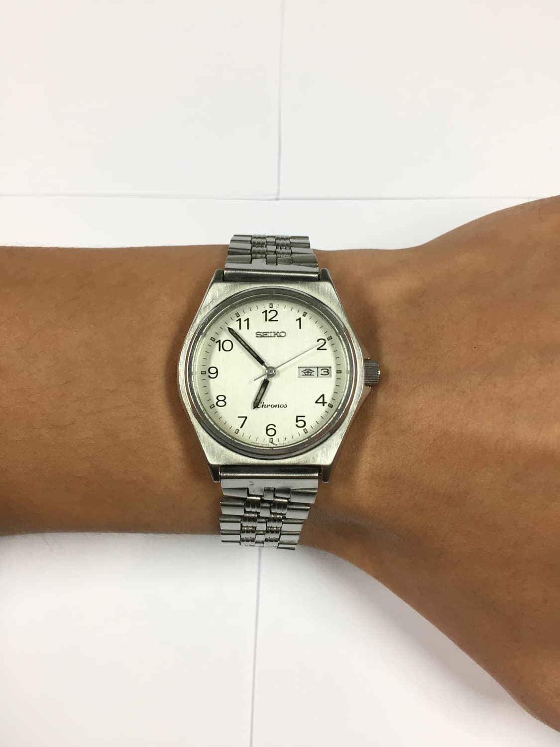 80s seiko chronos arabic quatz day-date 상품이미지4