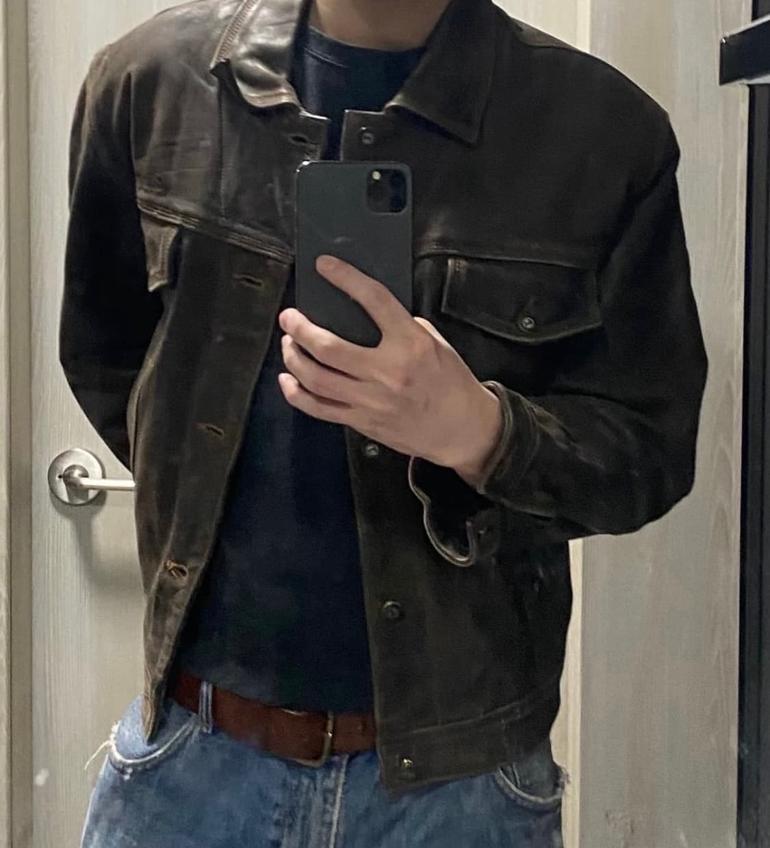 레드스킨스 가죽자켓 L 상품이미지5