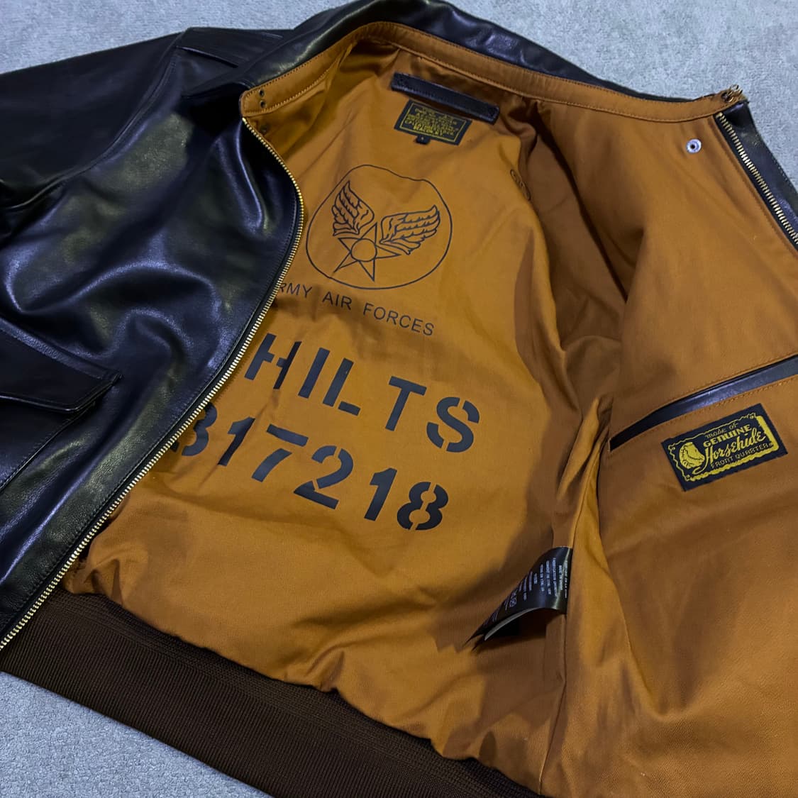 타입 Type A-2 레더 자켓 상태sss급 L 상품이미지1