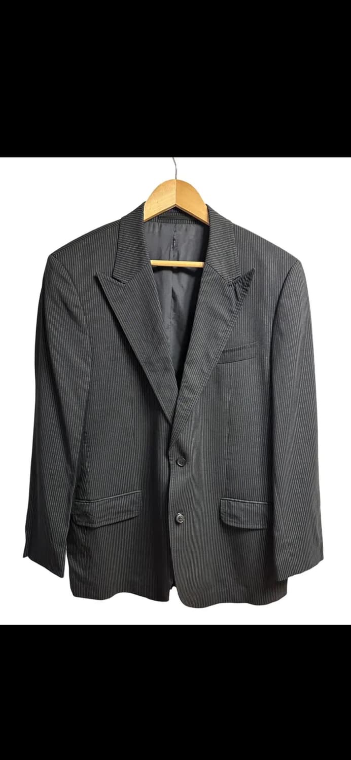 휴고보스(hugo boss) 스트라이프 블랙 싱글블레이져 자켓50size 상품이미지1