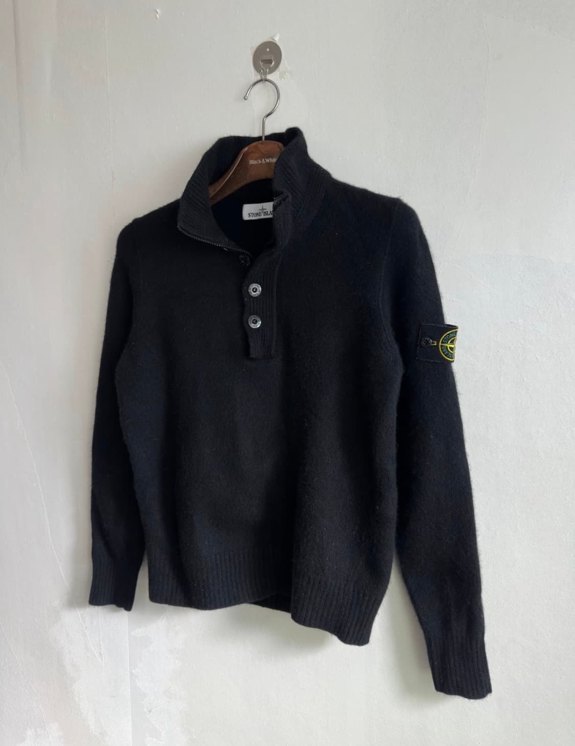 스톤아일랜드 반집업 니트 스웨터 M 상품이미지2