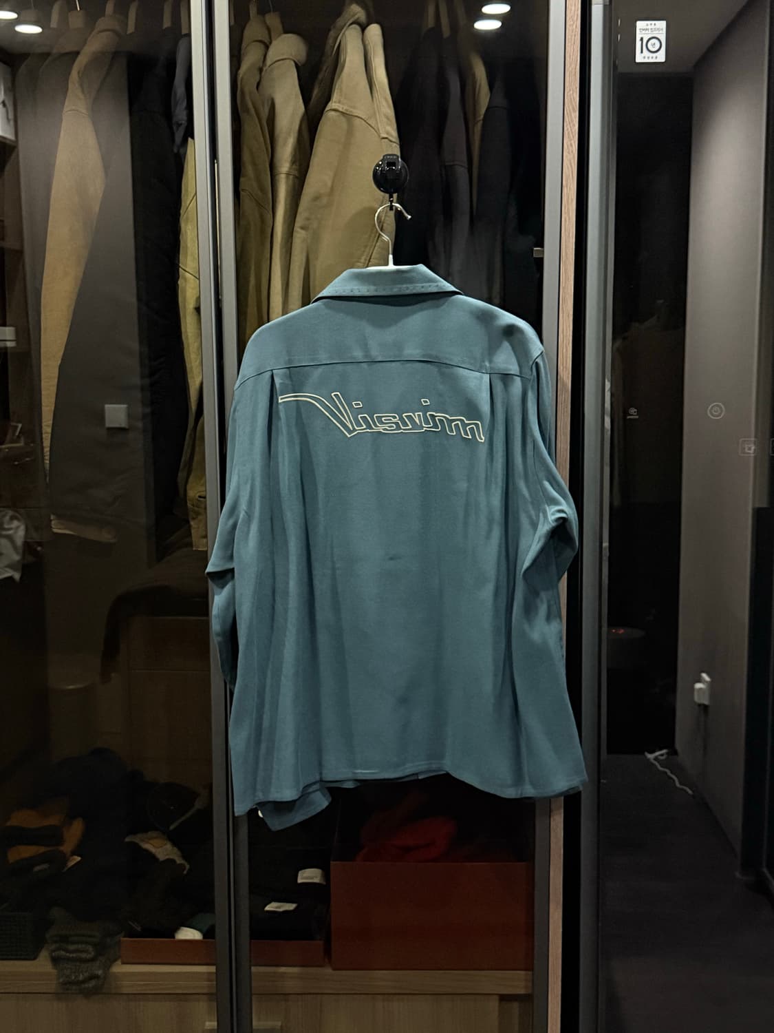 [1] 비즈빔 키시 셔츠 그린 25ss 상품이미지2