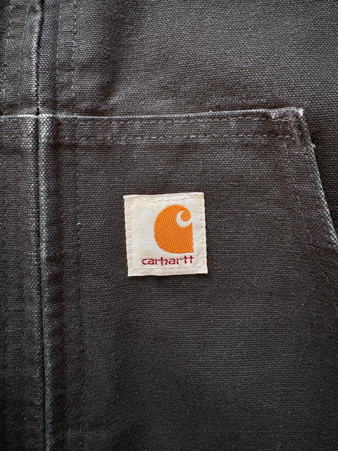 칼하트 덕 액티브 자켓 블랙 blk m made in usa 상품이미지3