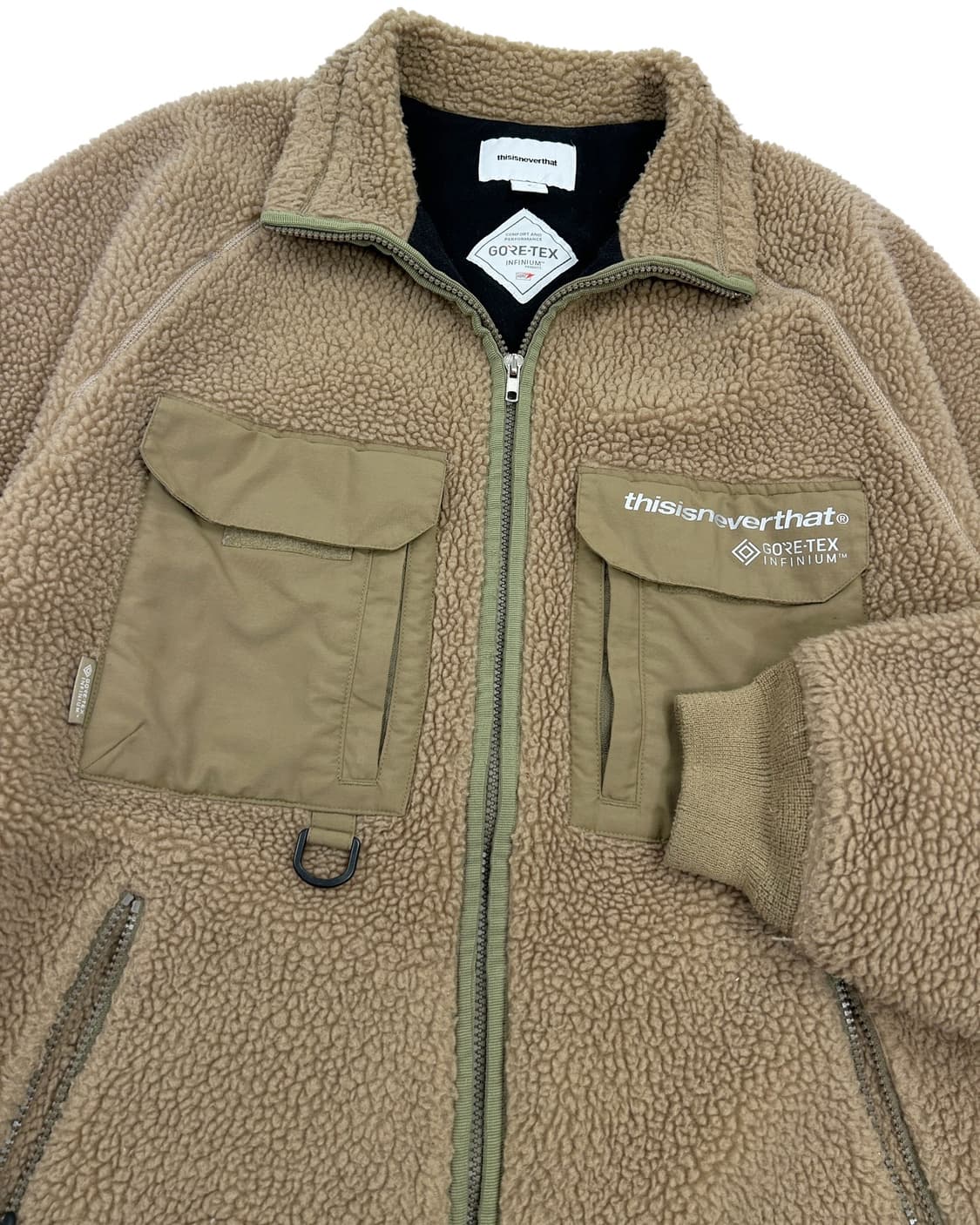 디스이즈네버댓 고어택스 쉐르파 후리스 자켓 탄 베이지 상품이미지3
