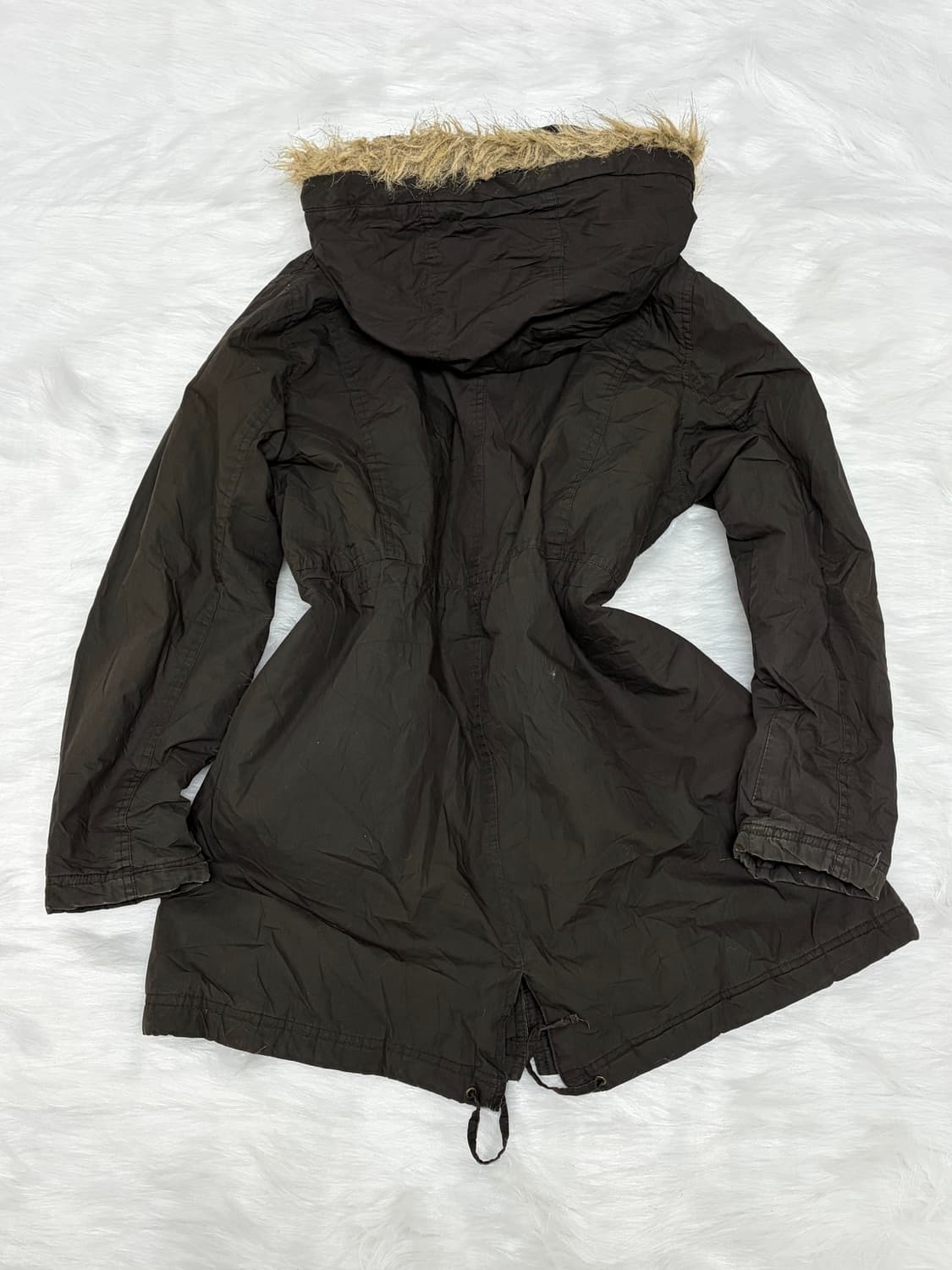 딥카키 야상 아우터 y2k 00s 경량패딩 상품이미지5