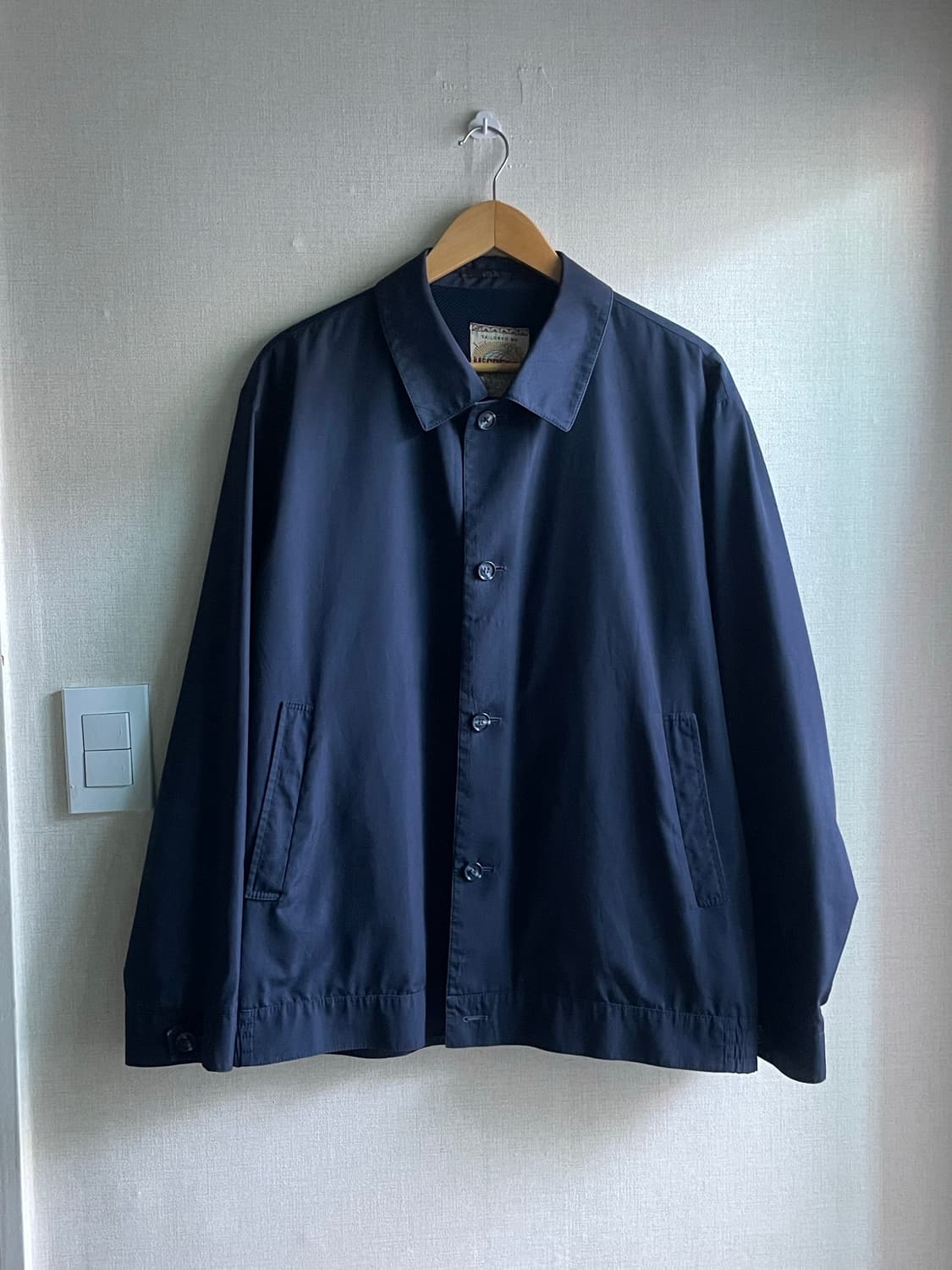 80s 맥그리거 네이비 드리즐러 자켓 54(L-XL) 상품이미지1