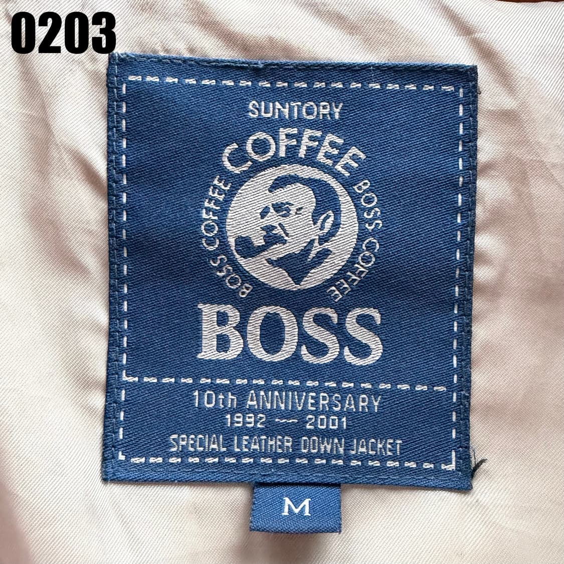 SUNTORY BOSS COFFEE 10주년 기념 레더자켓 M 0203 상품이미지6