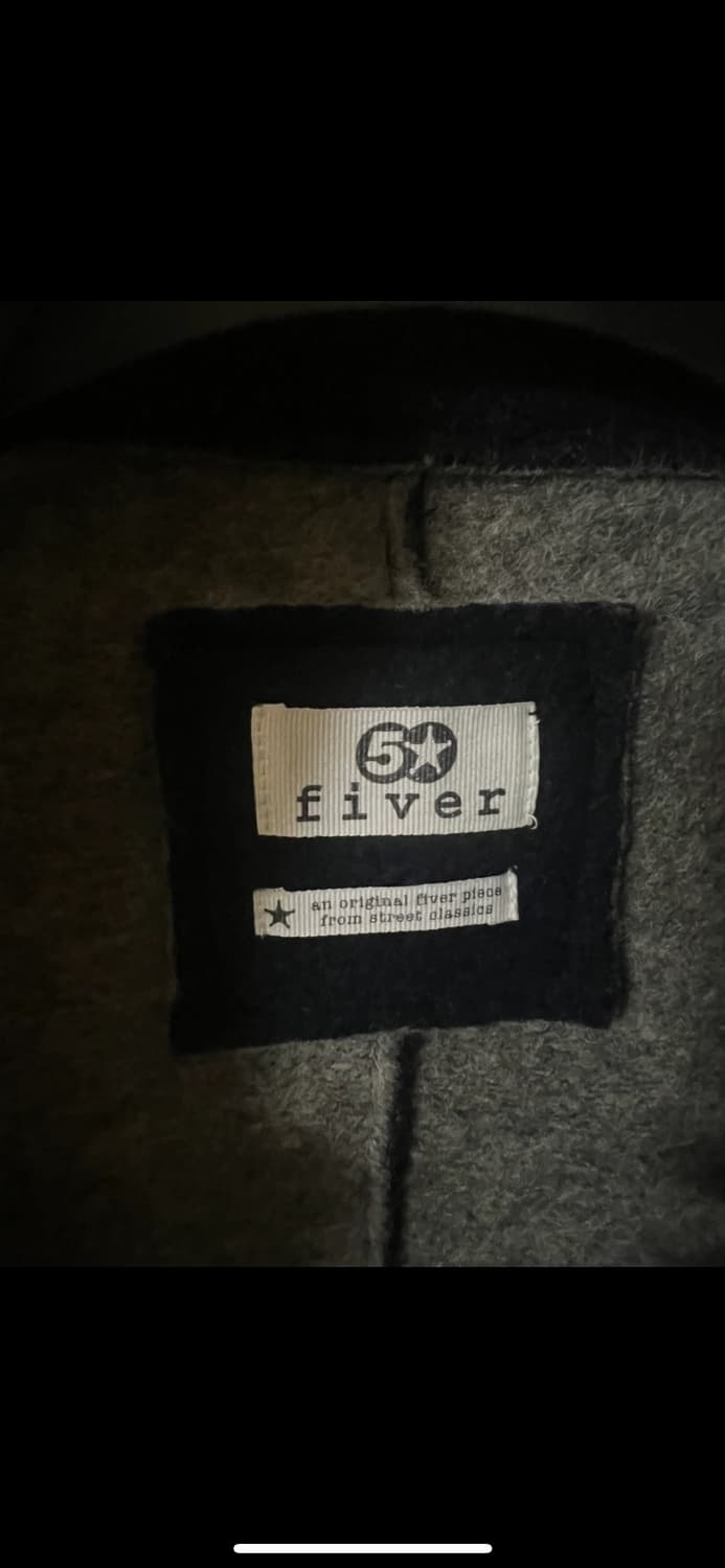 이태리 Fiver 배색 울코트 상품이미지3