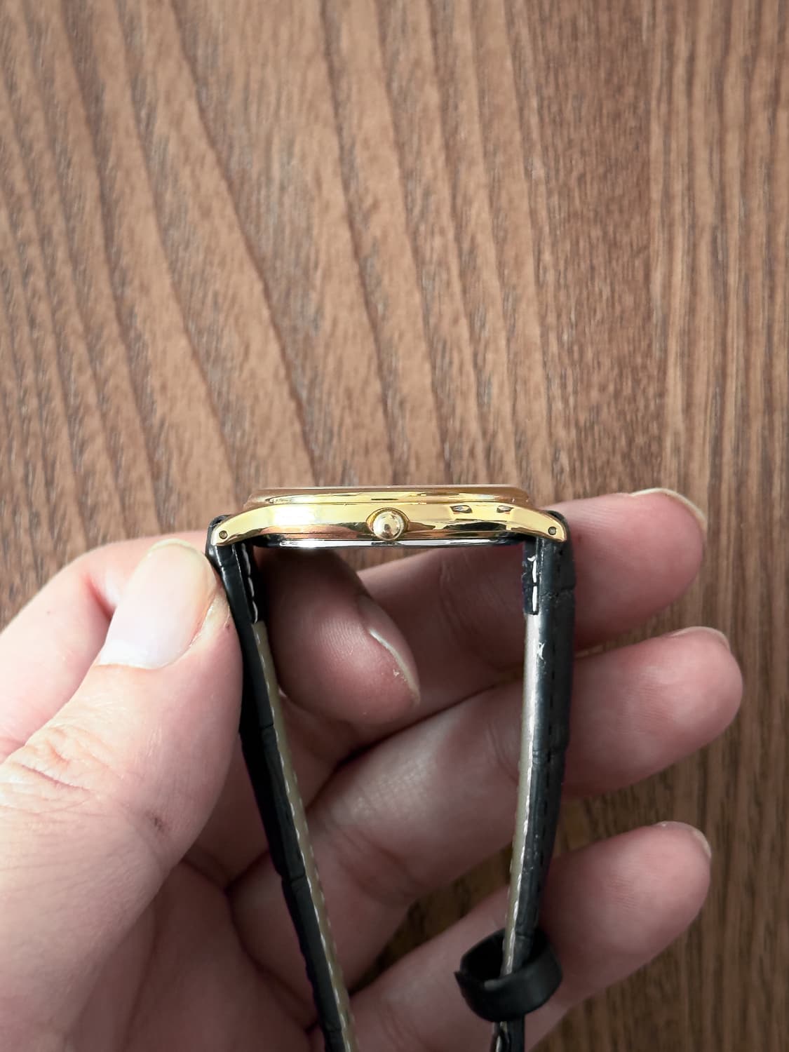 [중고] [희귀] 세이코 스피릿 로만 인덱스 골드 -90s 빈티지 쿼츠  상품이미지6