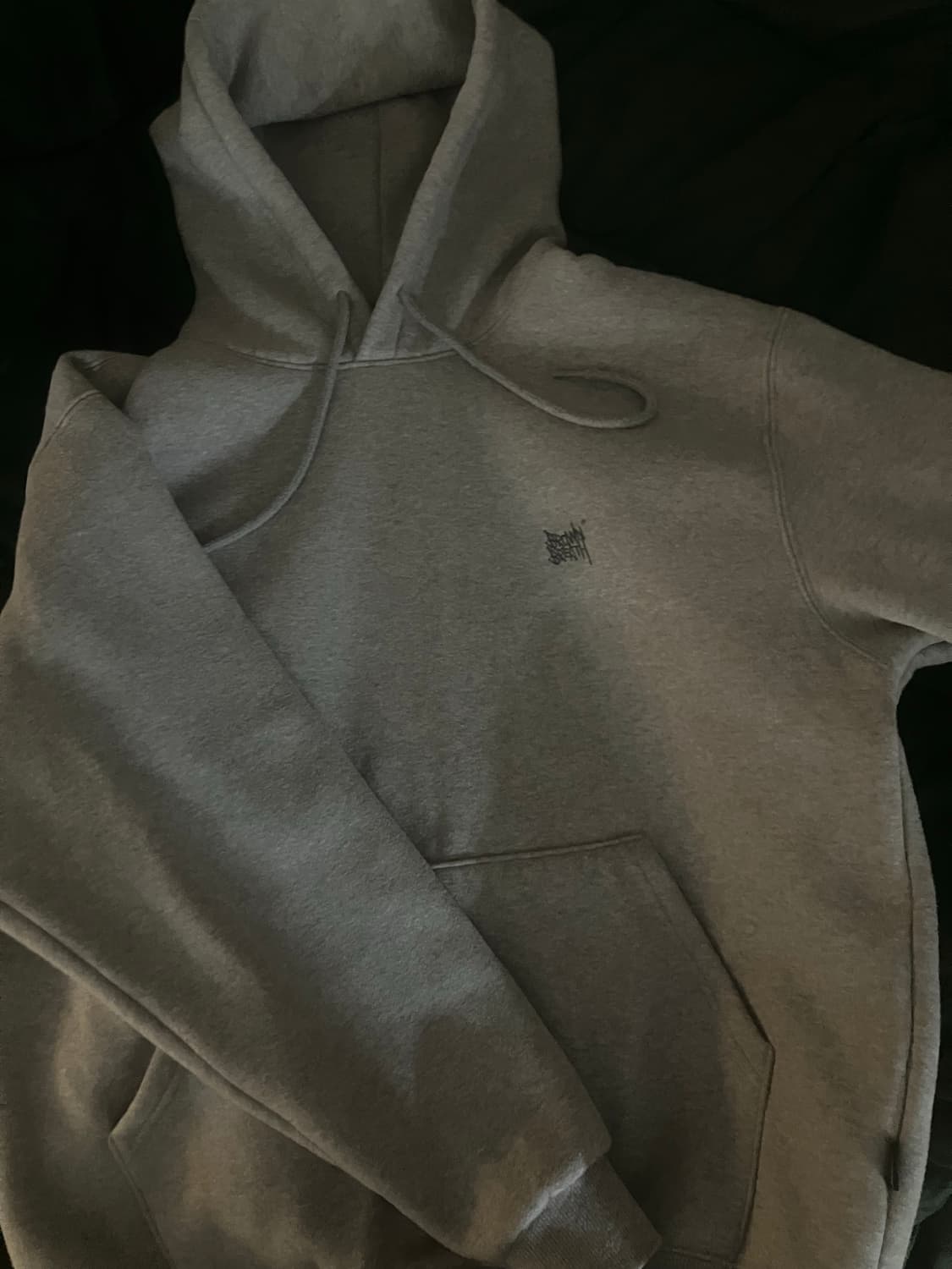 브라운브레스 TAG HOODIE 멜란지 그레이 S 상품이미지2