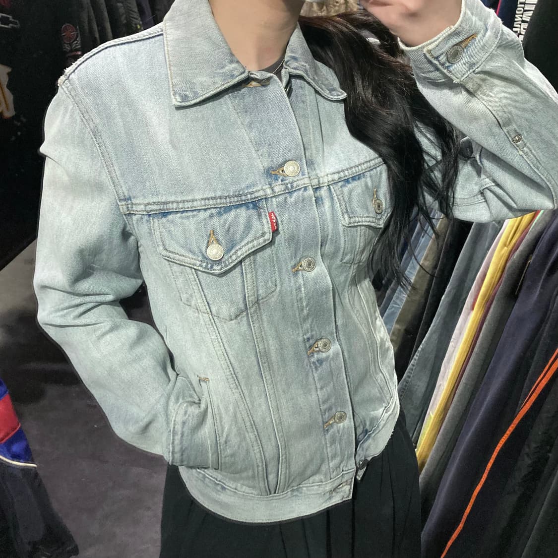 [IM]리바이스 데님 자켓 연청 상품이미지4