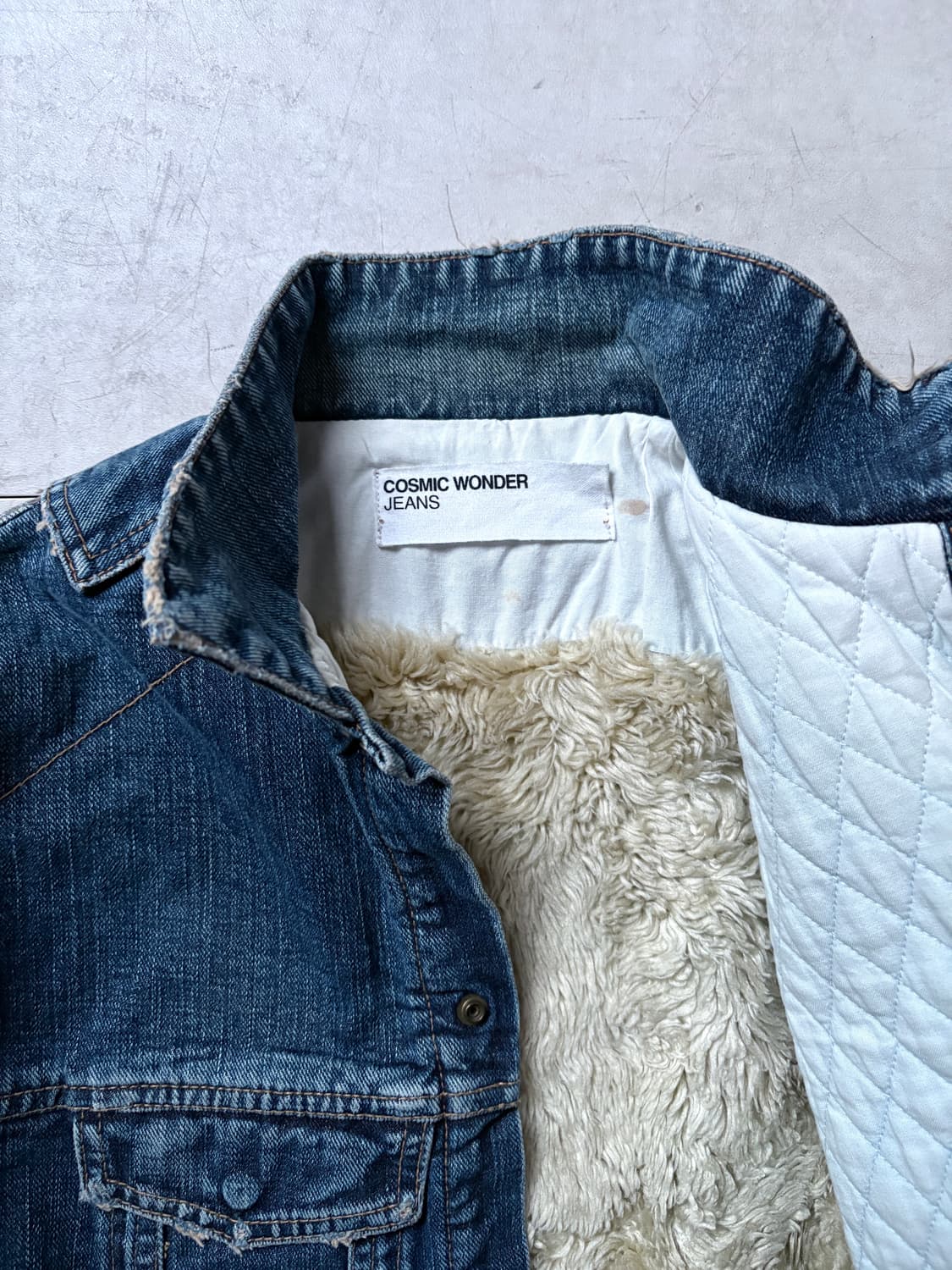 Cosmic Wonder Sherpa Lined Denim Jacket 상품이미지4