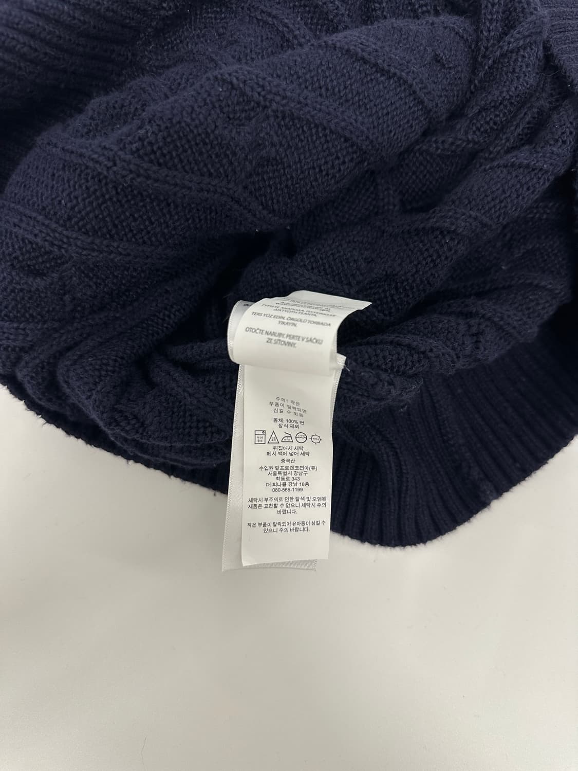 폴로 신형큐알 케이블니트 (m) 상품이미지6