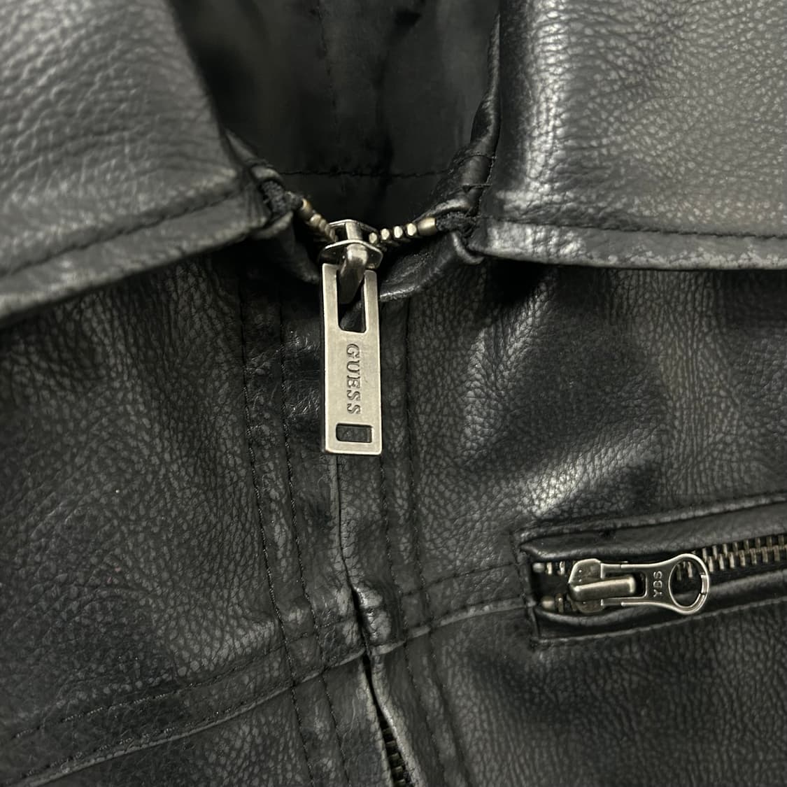 Guess 게스 레더 바이커 자켓 상품이미지7