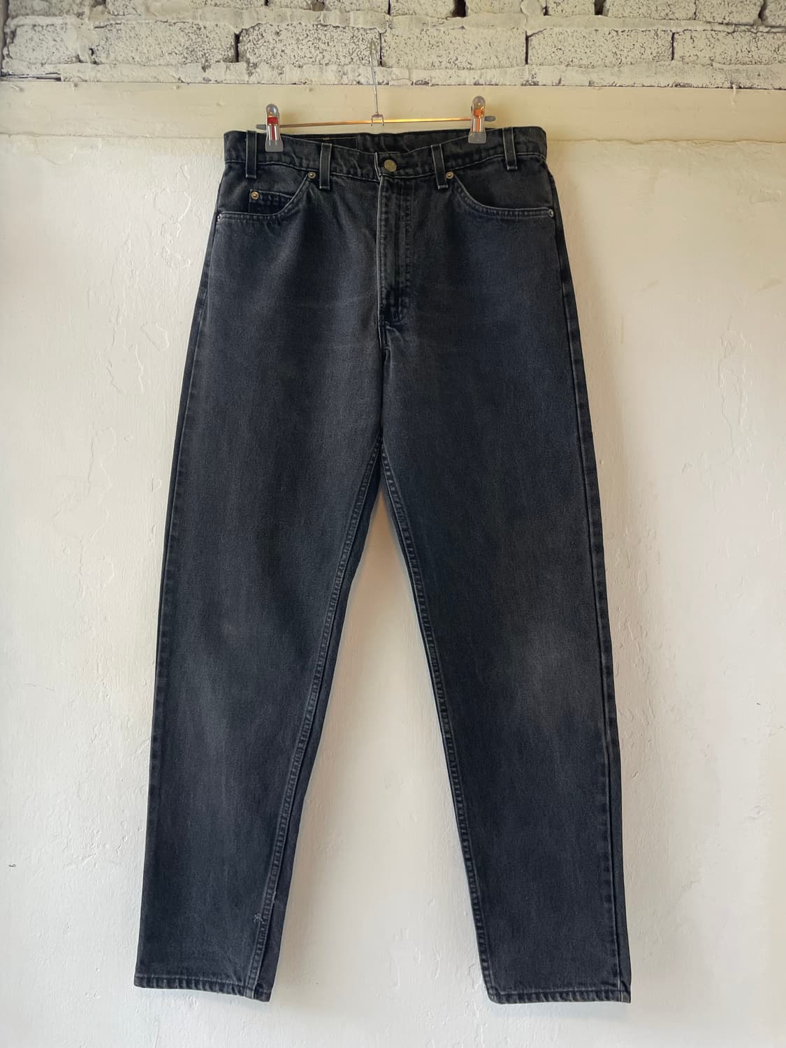 1990's Vintage Levi’s 550 Black Denim  상품이미지3