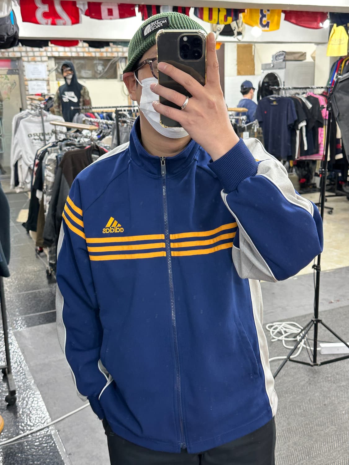 아디다스 삼선 져지 L 상품이미지6