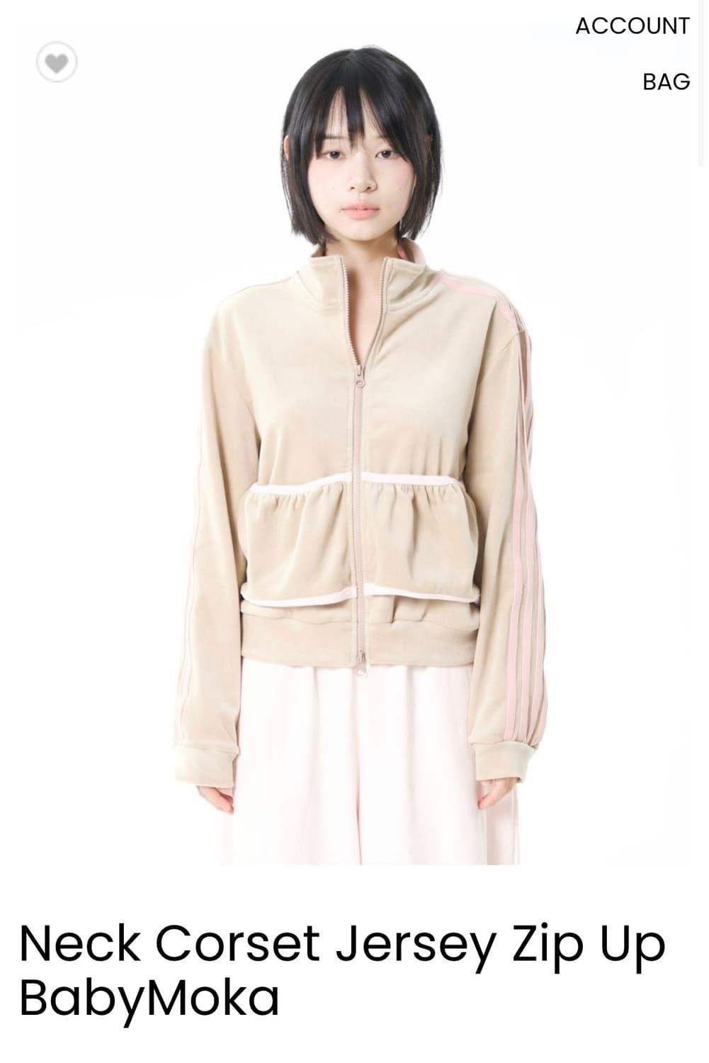 구해요‼️‼️ 오스하이 넥 코르셋 져지 집업 상품이미지2