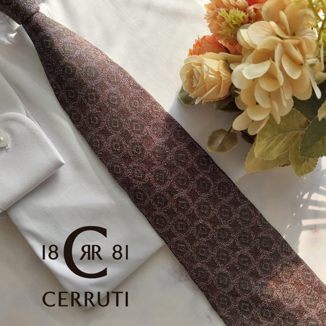 세루티 실크 자카드 지오메트릭 넥타이 9.8cm A+등급 K1520
 상품이미지1