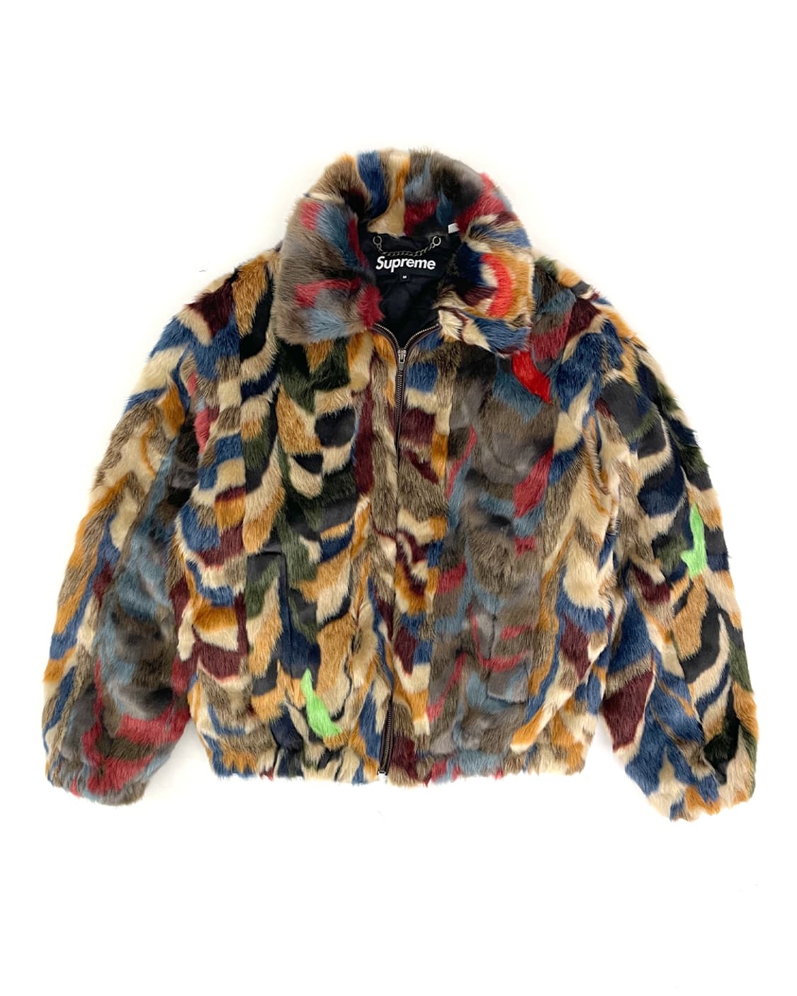 21FW 슈프림 멀티 폭스 퍼 자켓21FW 슈프림 멀티 인조 퍼 자켓 M 상품이미지1